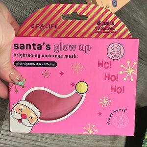 SpaLife Santa's Glow Up Brightening Undereye Mask - Pink